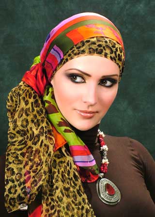 مدل بستن روسری