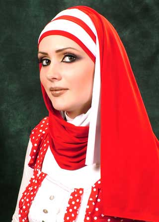 مدل بستن روسری