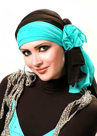 مدل بستن روسری
