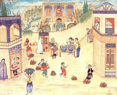 آداب کهن تبریزی ها, چهارشنبه سوری