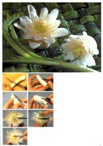 سبزی آرایی,تزیین پیازچه