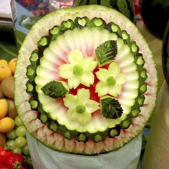میوه آرایی شب یلدا , تزیین میوه های شب یلدا