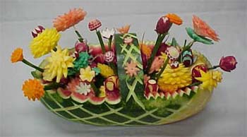 میوه آرایی شب یلدا , تزیین میوه های شب یلدا