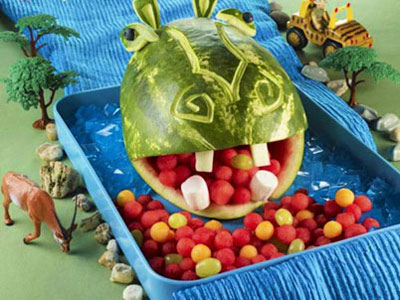 تزیین میوه به شکل حیوانات , مدل های تزیین میوه تزیین میوه به شکل حیوانات , مدل های تزیین میوه