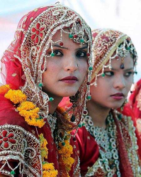 عکسهای جالب,تصاویر دیدنی,آرایش عروس