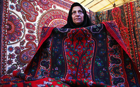 صنایع دستی ایران, پته دوزی کرمان, سوزن دوزی