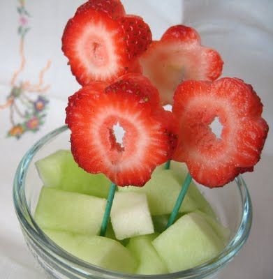 Strawberry Flowers - pretty!