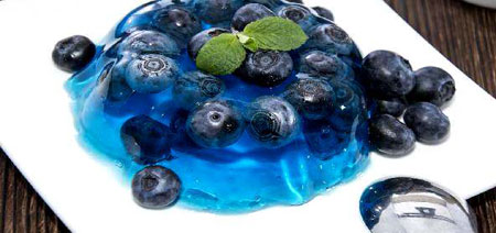 ایده تزیین دسر ژله ای ,تزیین ژله