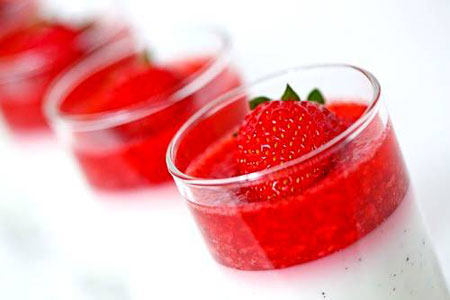 ایده تزیین دسر ژله ای ,تزیین ژله