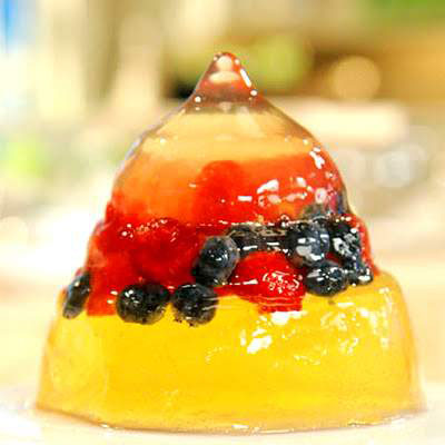ایده تزیین دسر ژله ای ,تزیین ژله