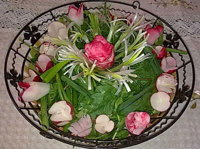آموزش سبزی آرایی,تزیین سبزی خوردن آموزش سبزی آرایی,تزیین سبزی خوردن