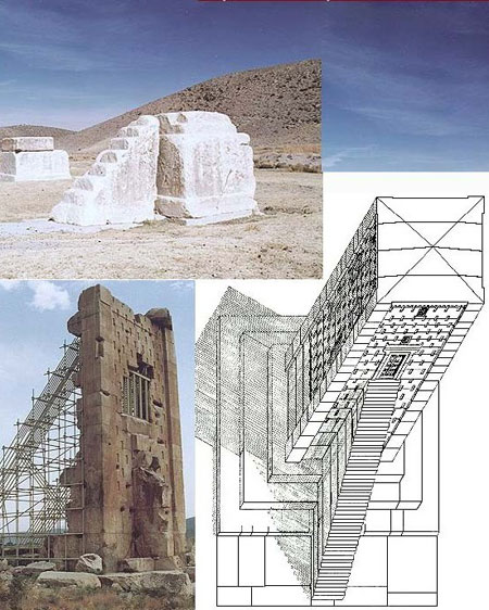مقبره کمبوجیه,تصاویر مقبره کمبوجیه