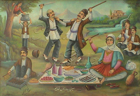 کارت پستال سیزده بدر,کارت پستال روز طبیعت
