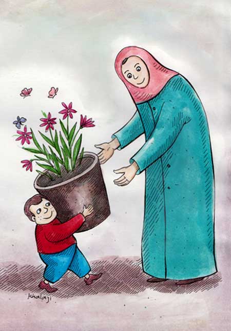 مطالب طنز و خنده دار, کاریکاتور روز مادر