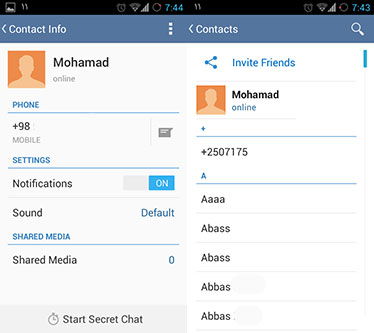 تلگرام Telegram,آموزش شبکه تلگرام,شبکه اجتماعی تلگرام