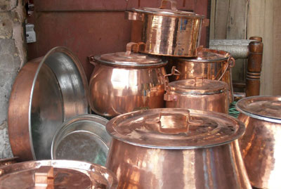 ظروف مسی, هنر فلزکاری