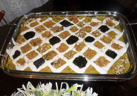 تزیین حلیم بادمجان,تزیین حلیم ماه رمضان