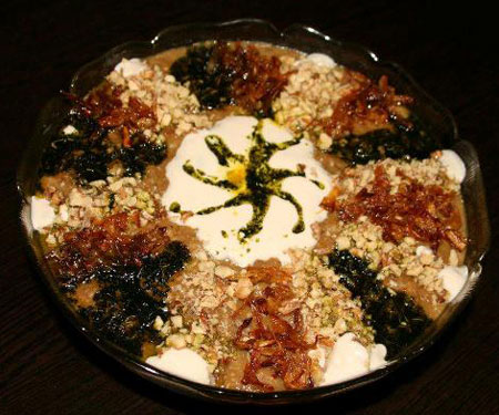 تزیین حلیم بادمجان,تزیین حلیم ماه رمضان