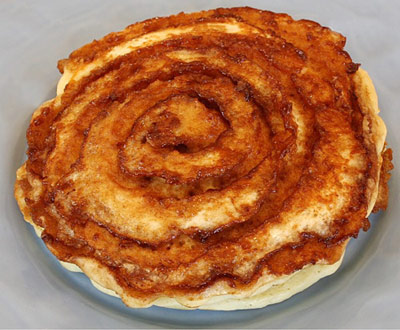 پخت پنکیک دارچینی,طرز درست کردن پنکیک دارچینی