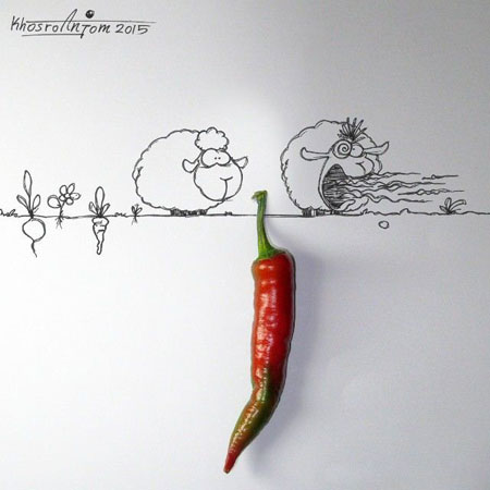 کاریکاتورهای زیبای مجید خسروانجم