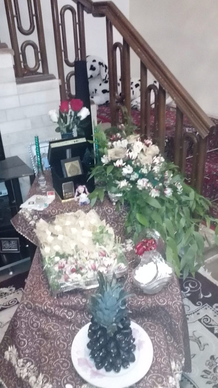 تزیین سفره حضرت رقیه, چیدمان سفره حضرت رقیه