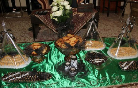 شناخت سفره های نذری,تزیین سفره حضرت رقیه