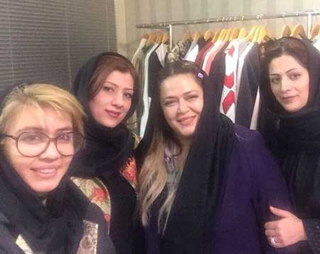 عکس بهاره رهنما و دخترش پریا وقتی برای خرید لباس رفتند