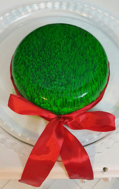 ژله هفت سین به شکل سبزه,ژله سبزه هفت سین,آموزش تهیه ژله سبزه هفت سین