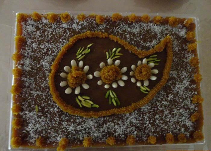 تزیین حلوا ویژه سفره افطار