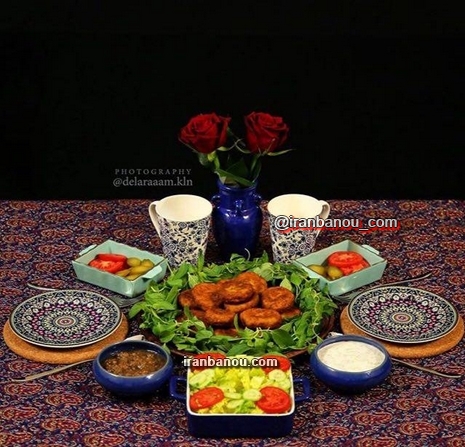 عکس سفره افطار