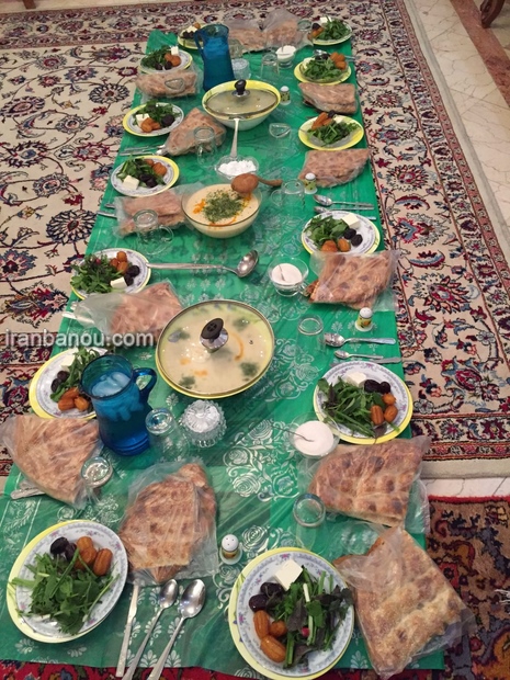 سفره افطار