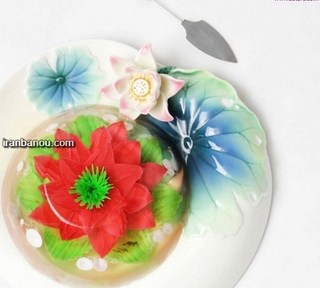 ژله تزریقی در لیوان ژله تزریقی اسان