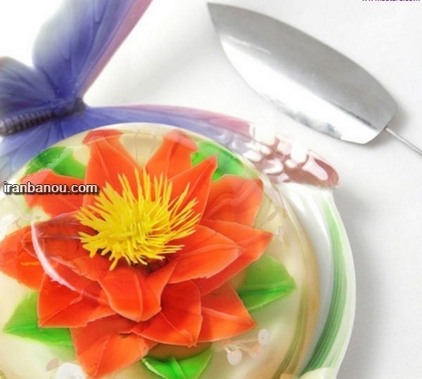 تزیین ژله ساده ژله ساده و شیک