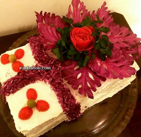 کیک مرغ مجلسی