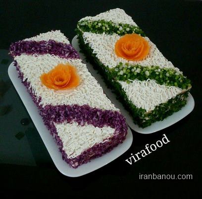 کیک مرغ شف طیبه