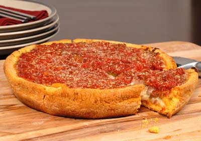 پیتزا شیکاگو,طرز تهیه پیتزا شیکاگو