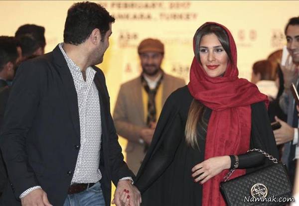 سام درخشانی و همسرش