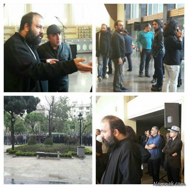 مراسم تشییع پیکر مرحوم عارف لرستانی + تصاویر عارف لرستانی