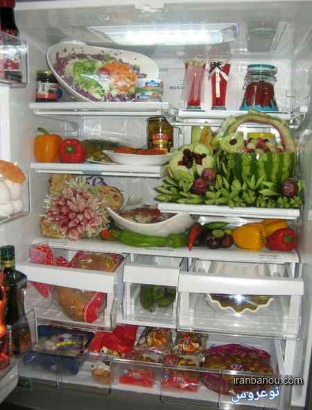  میوه آرایی یخچال عروس, یخچال عروس