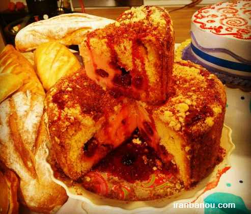 طرز تهیه کیک با مربای البالو,کاپ کیک البالو