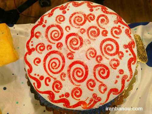 طرز تهیه کیک با شربت آلبالو,کیک آلبالویی ساده