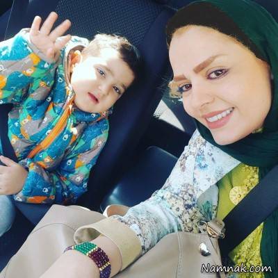 سپیده خداوردی و پسرش