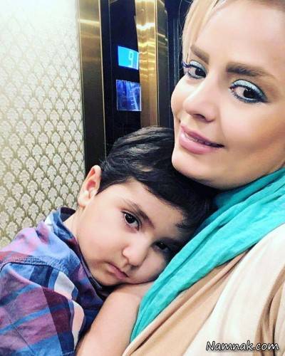 سپیده خداوردی و پسرش