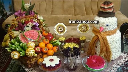 سفره شب یلدا عکس
