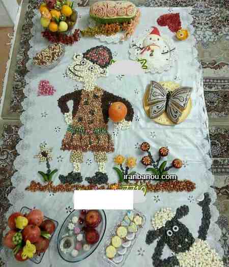 سفره شب یلدا سنتی