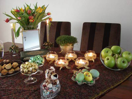 عکس از سفره عید نوروز, انواع سفره های شب عید