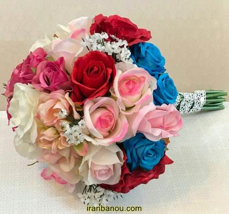 تاج گل عروس برای عقد دسته گل عروس اروپایی