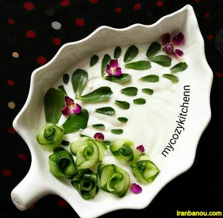 تزیین ماست مجلسی