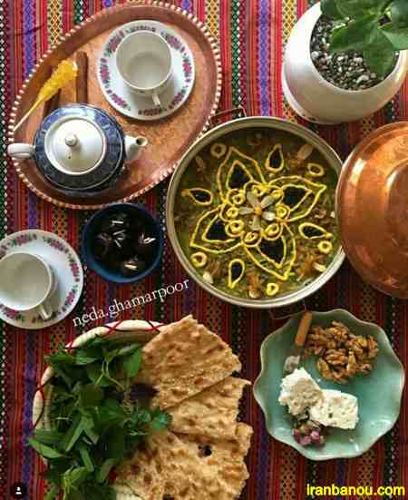  تزیین زیبای آش