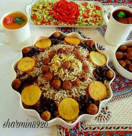 تزیین غذا و سفره آرایی